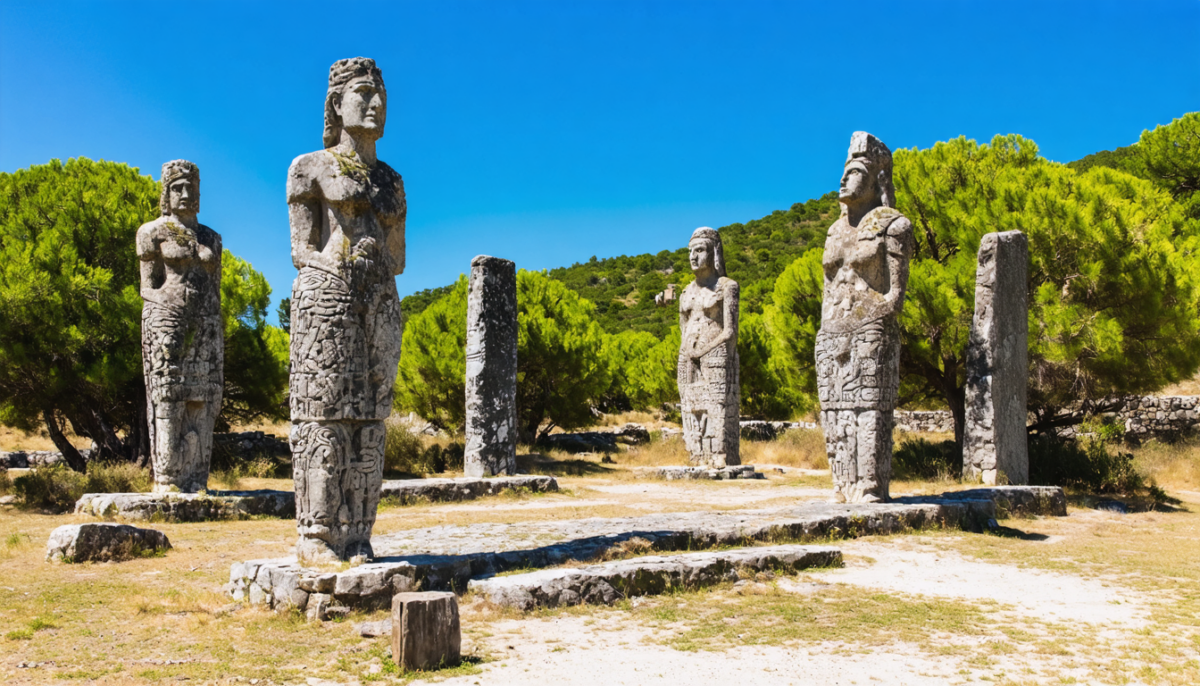 découvrez filitosa, site archéologique fascinant de corse, révélant 8 000 ans d'histoire, d'énigmes et de trésors millénaires à travers ses sculptures et vestiges uniques.