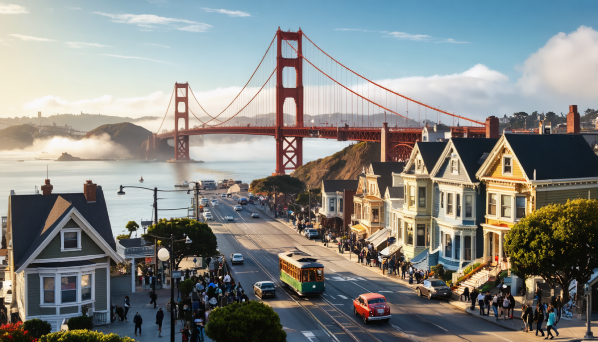 découvrez san francisco, la ville emblématique qui charme tous les voyageurs avec ses paysages uniques, sa culture vibrante et ses attractions célèbres.