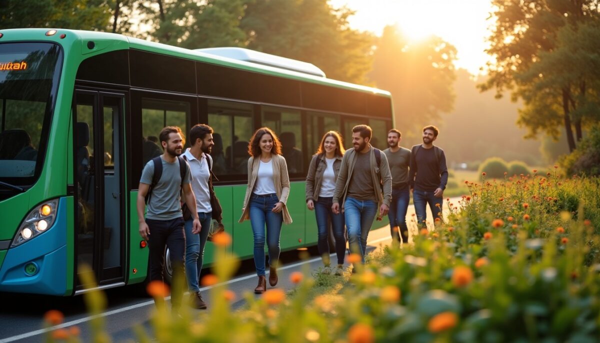 Location de bus : une solution éco-responsable et économique pour vos voyages en groupe