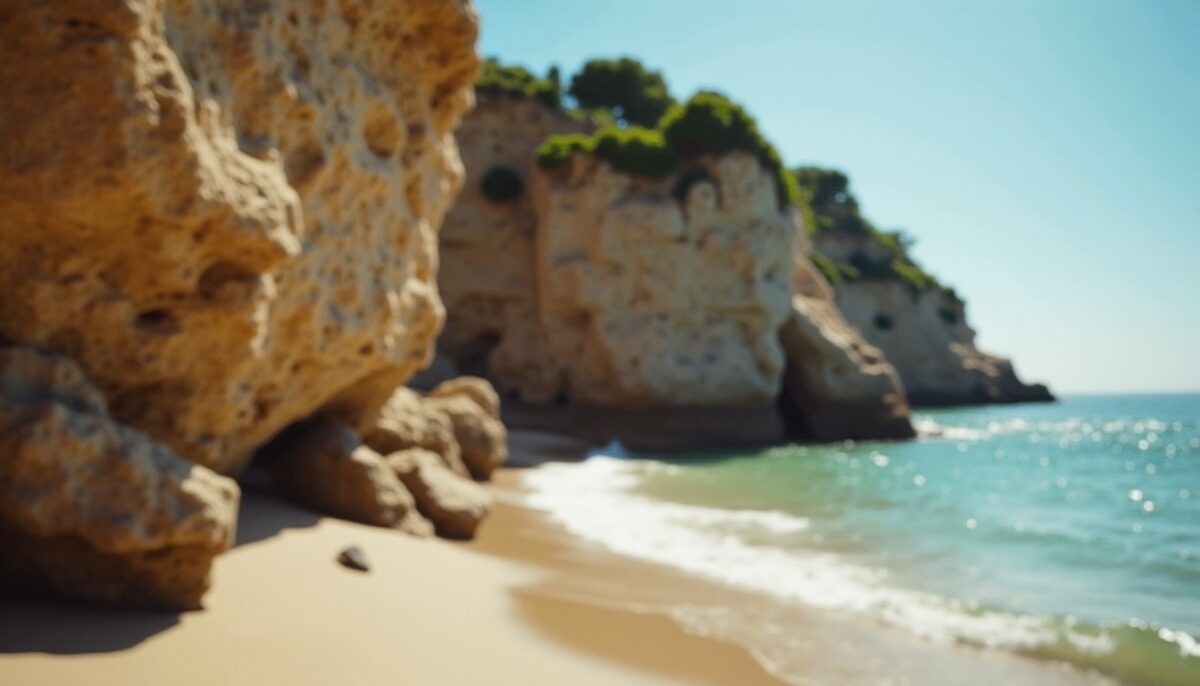 Plage de Tiuccia : un écrin de sable fin niché entre rochers sculptés